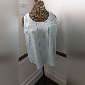 Blue Loft Stripe Tank Blouse MP